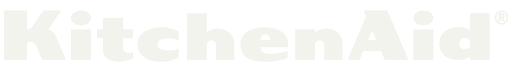 KitchenAid logo in white text on a transparent background