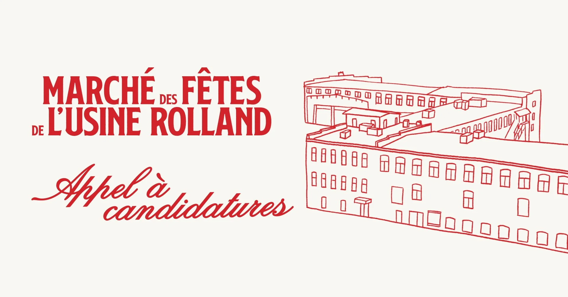 Appel à candidatures — Marché des Fêtes