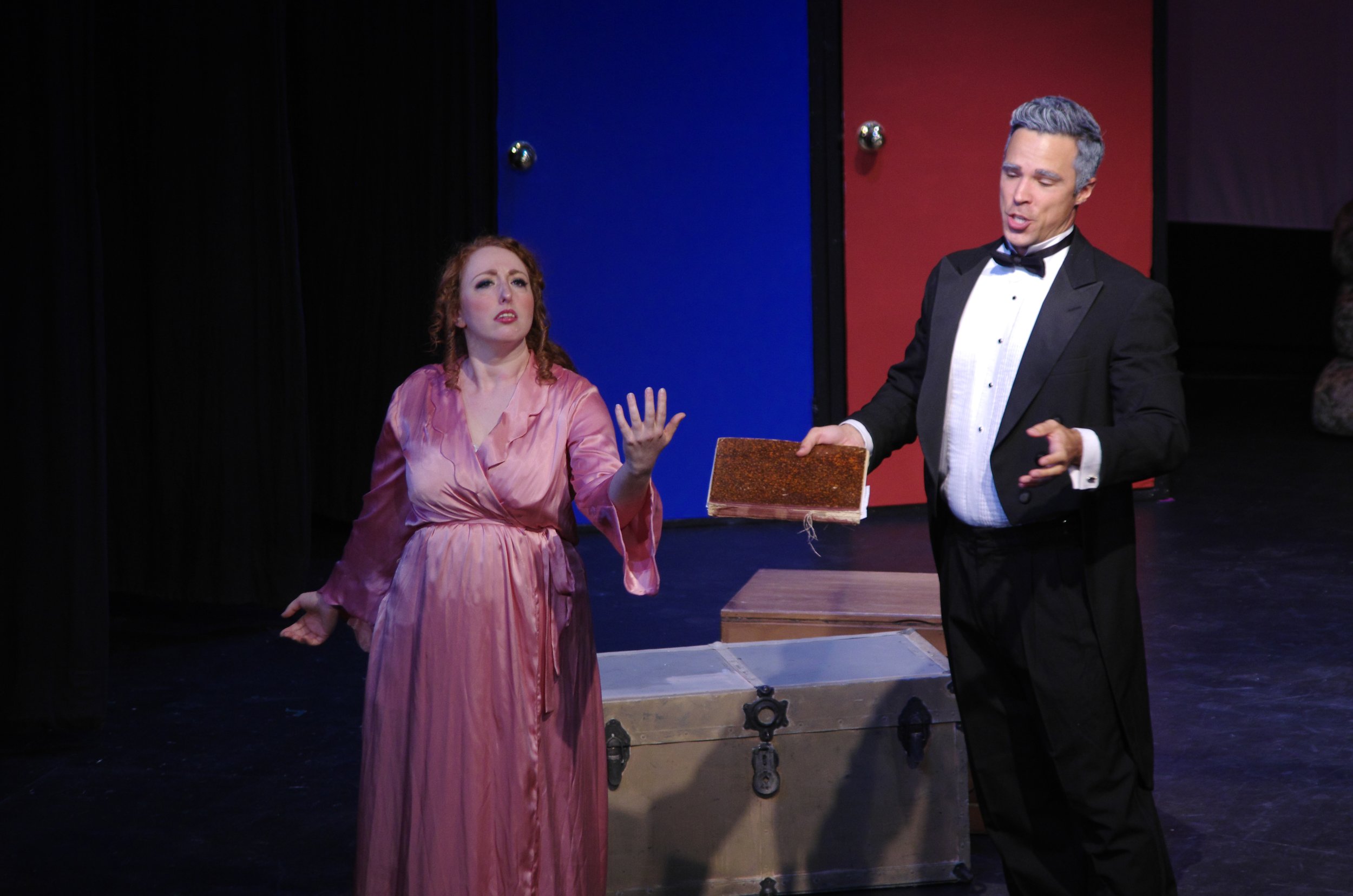 Primadonna: Rachel Krehm; The Music Master: David Diston; Photo Credit: John Martens