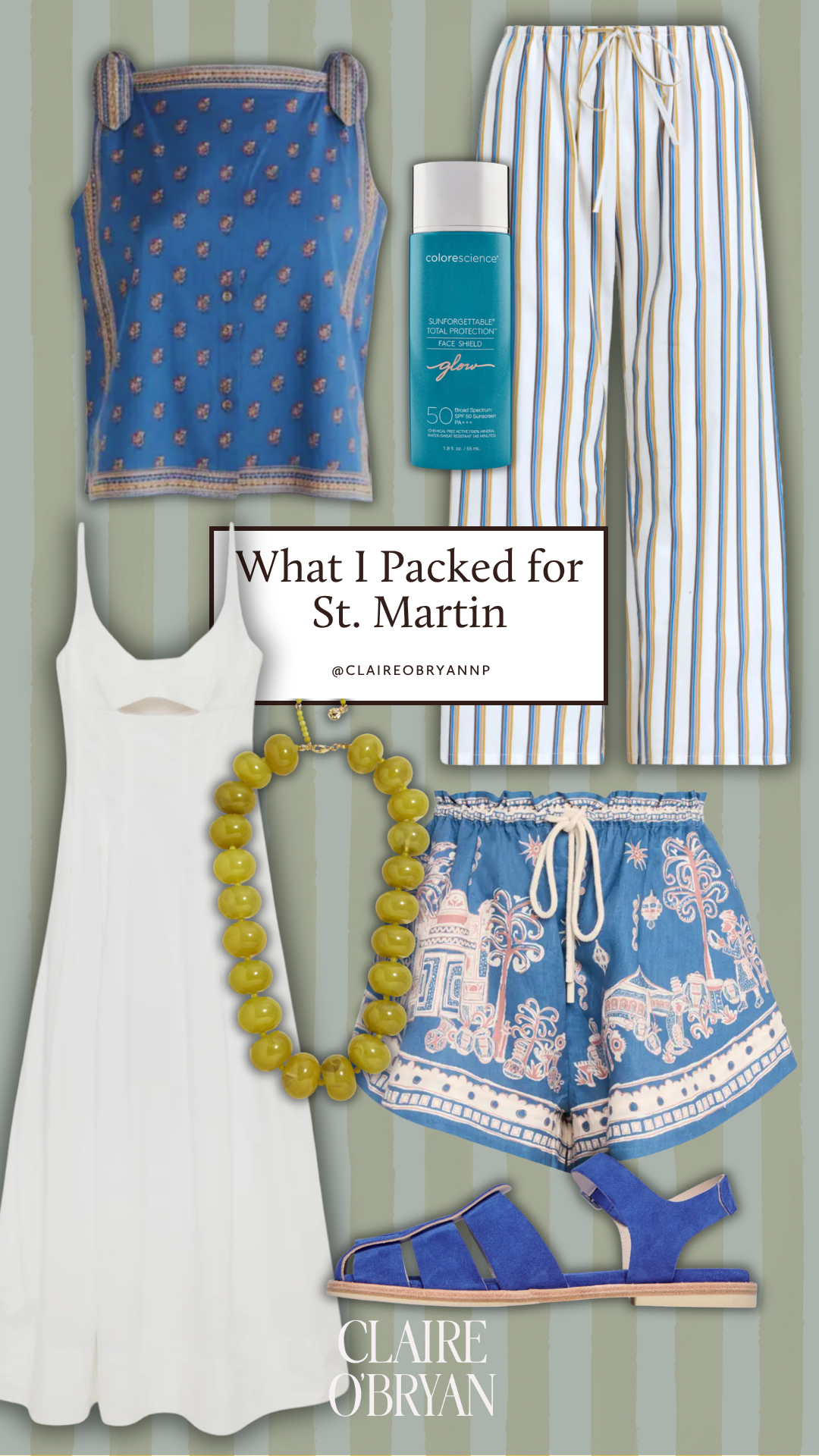 What I Packed for St. Martin