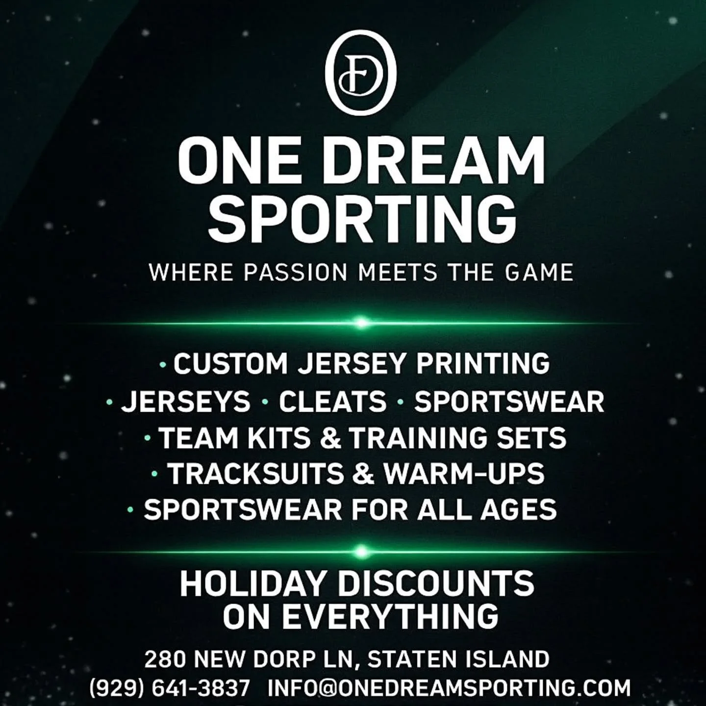 Holiday time, One Oream discounts time!!🖤💫 
&quot;Don't forget to pass by,&quot;

We share the Dream!!