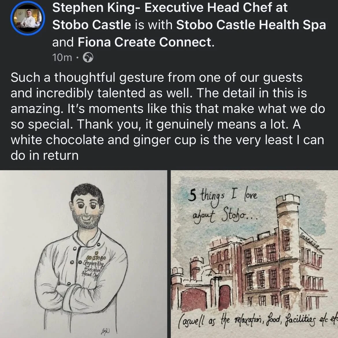@stobo_castle holds a very special place in my heart. I&rsquo;ve been going with my mum for over 20 years and it will always be our special place, a super luxurious home from home! Thank you @stephenking_so_stobo , it was an honour to be able to crea
