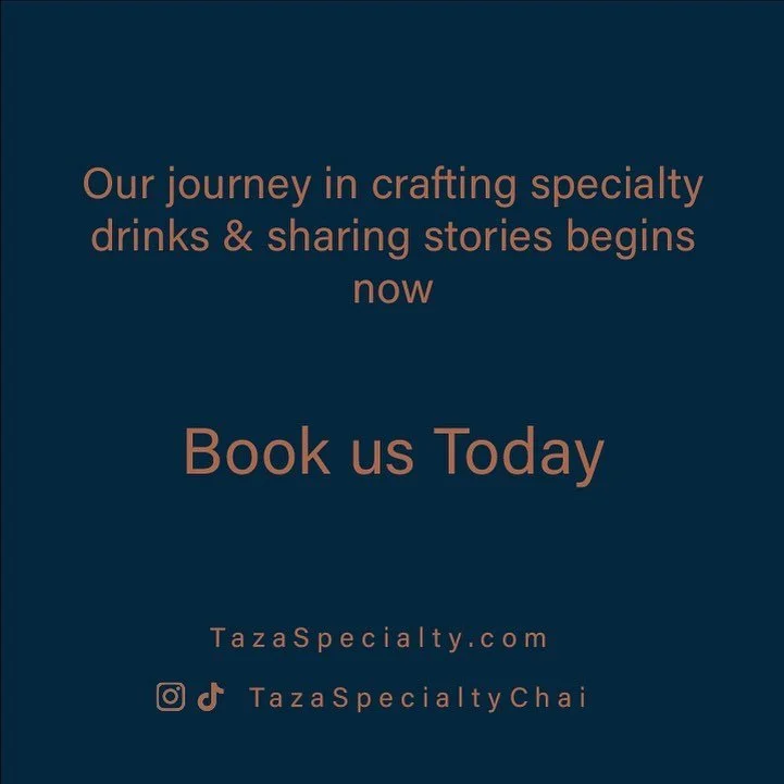 Ready to bring the warmth of Taza to your event? Book us today! ☕️✨ 

Link in bio

#Taza #Specialty #Chai #Coffee #Latte #Caffeine #Pakistani #CoffeeCart #DMV #Maryland #Virginia #DC