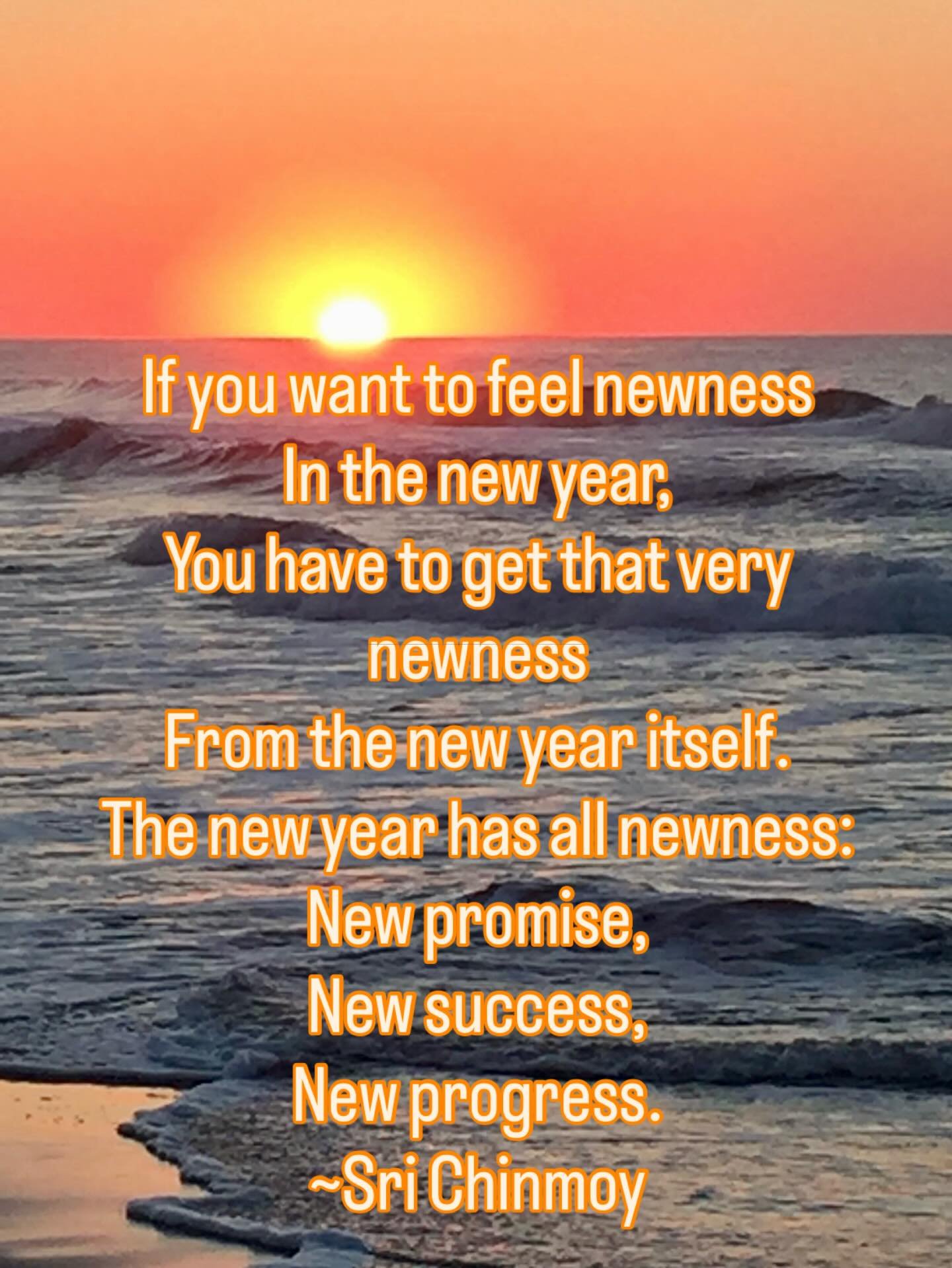 Happy New Year from the Heart-Light Distributors! Wishing you all peace and light in the new year! With gratitude! ☀️🩵☀️ Aphorism from &ldquo;Ten Thousand Flower-Flames part 52&rdquo; by Sri Chinmoy.#happynewyear #srichinmoypoetry