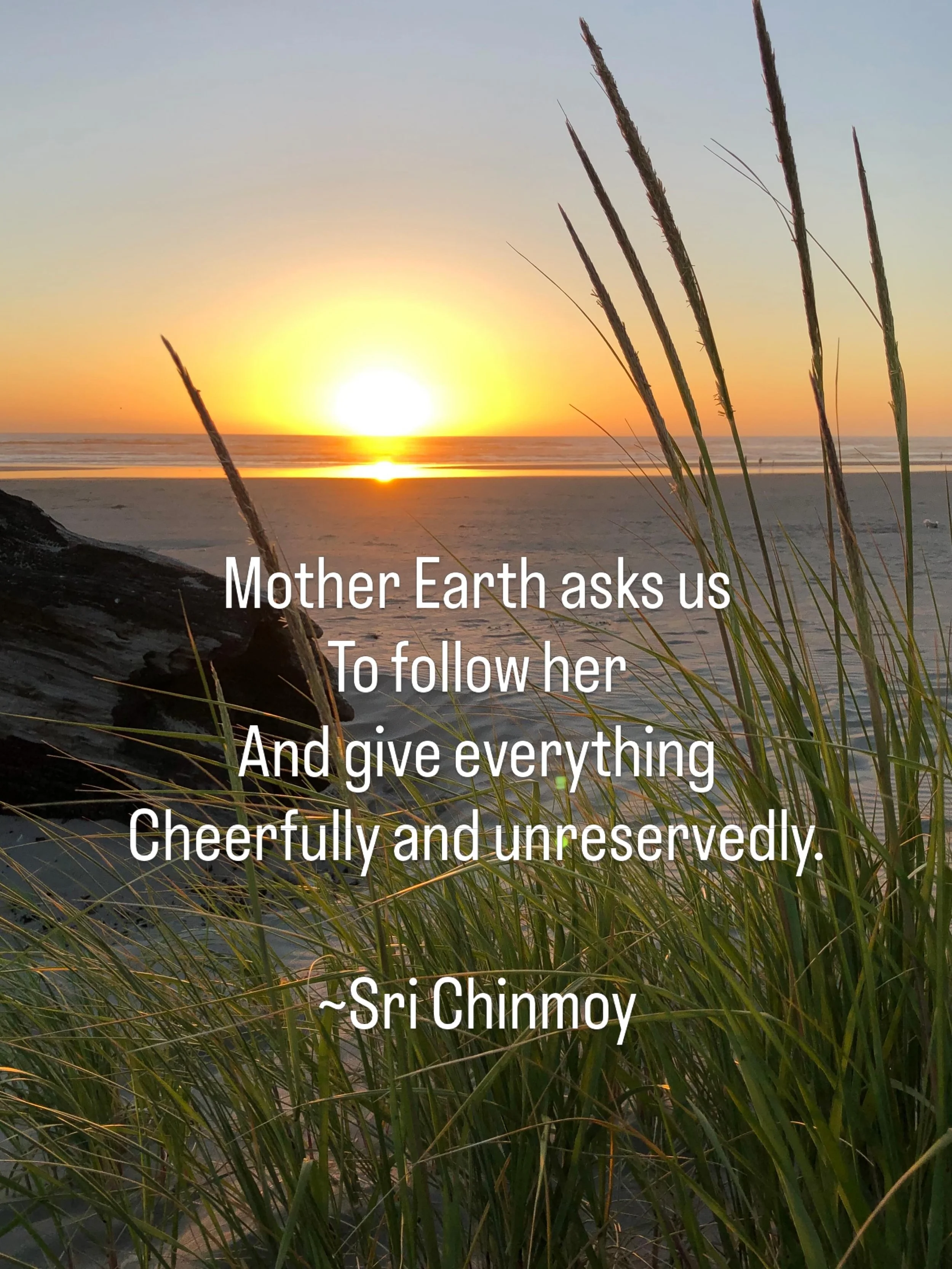 Happy Mother&rsquo;s Day! 🩵☀️🌏 #srichinmoyquotes from Listen to Nature: Living in Harmony with the Earth