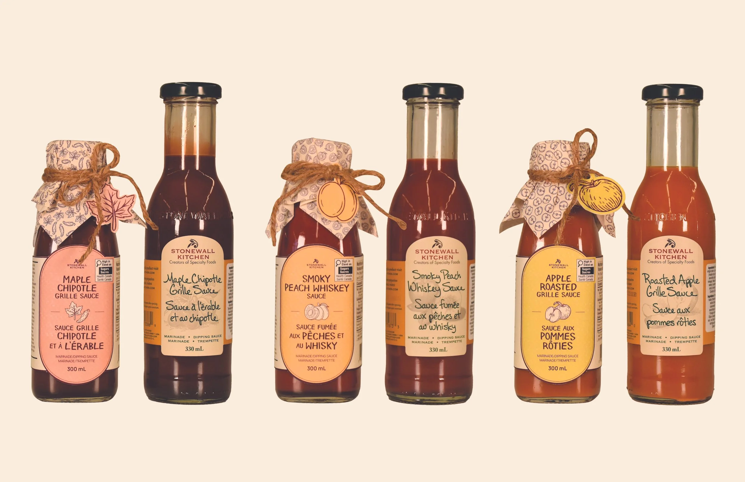 Stonewall Kitchen original packaging design compared to packaging re-design