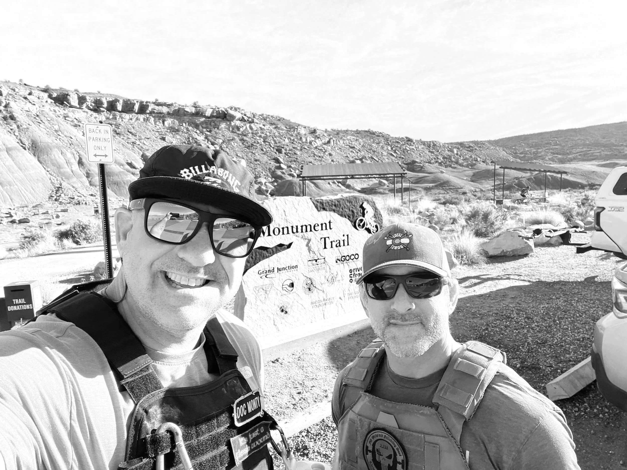 Military veterans and first responders training with Warriors Unite near Fruita Colorado