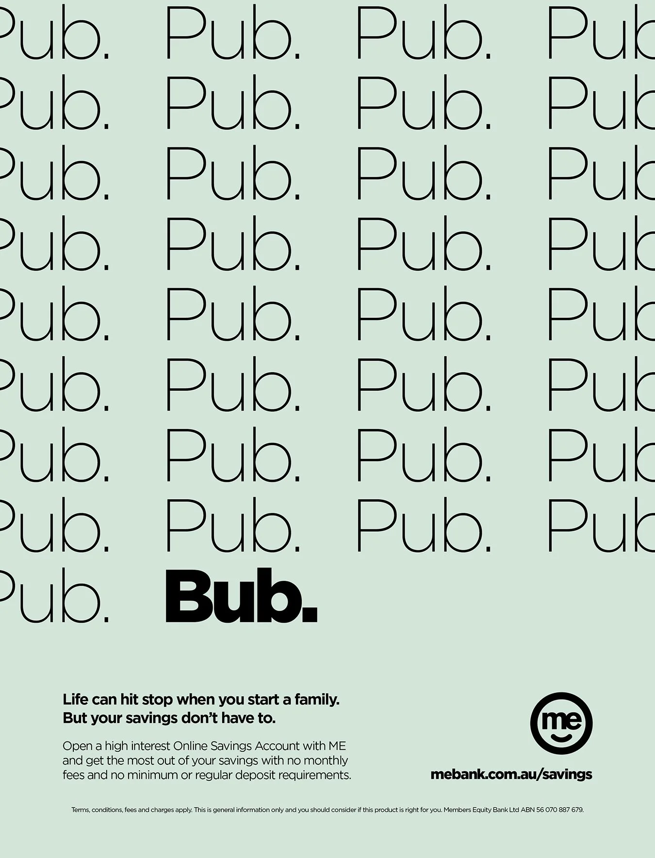 ME Bank – Print Ad