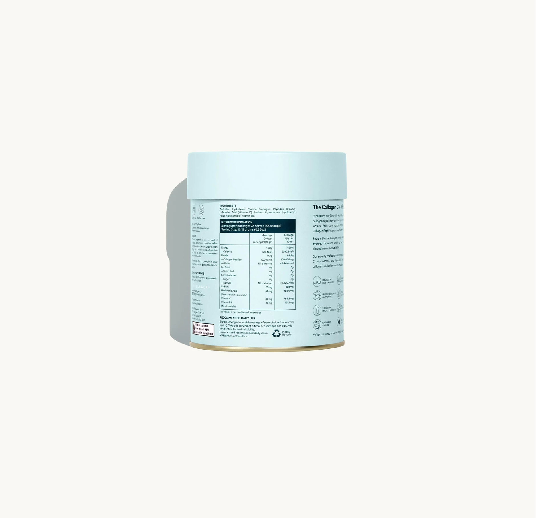 Unflavoured Beauty Marine Collagen Powder — Brave Health and Wellness ...