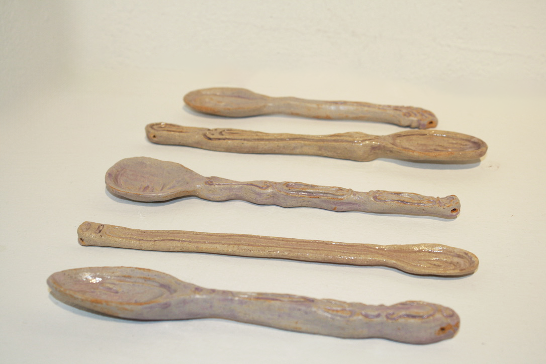 Ceramic Spoons /
Stoneware and glaze /
June 2023