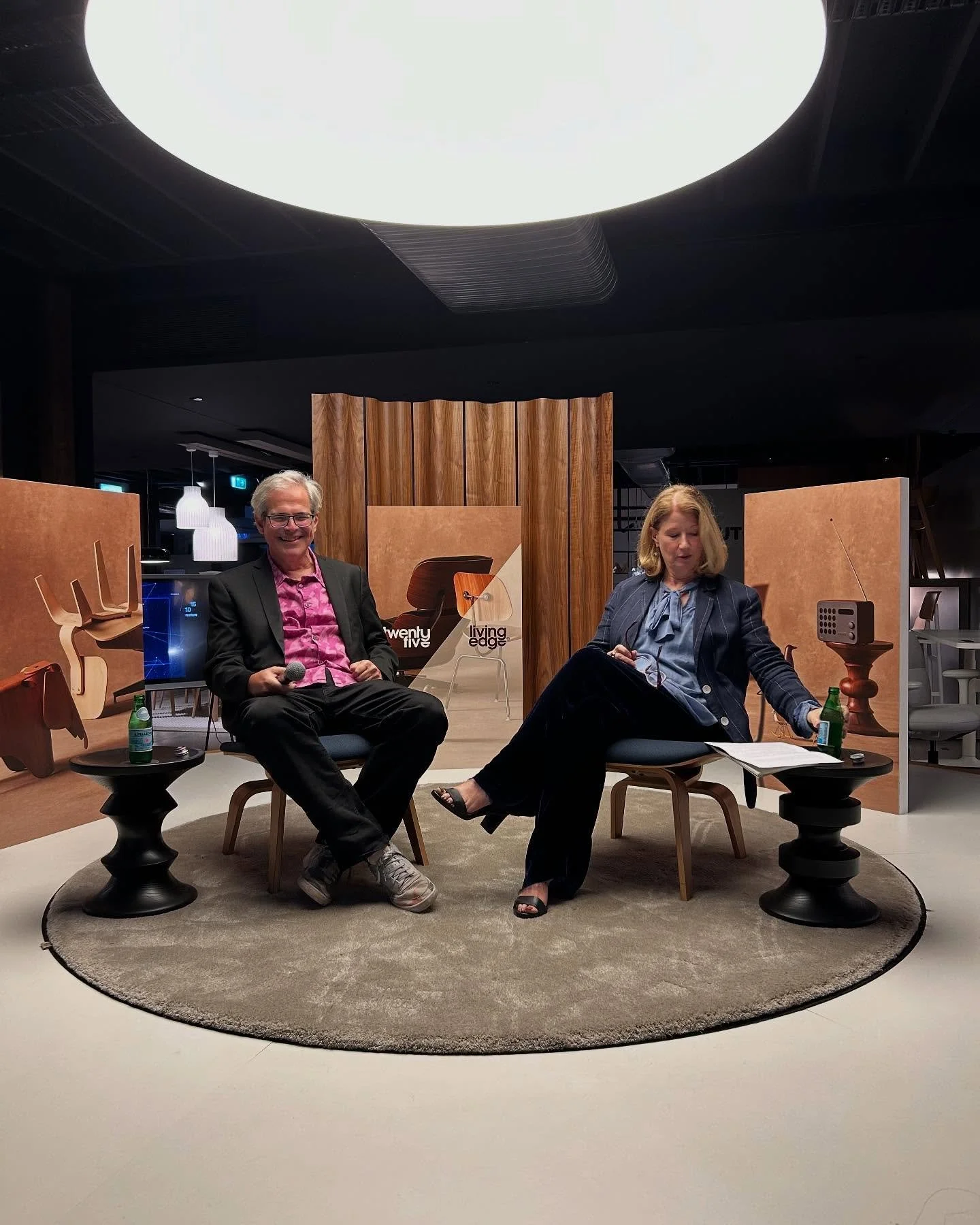 Wonderfully insightful and inspiring evening with Eames Demetrios the grandson of Charles and Ray Eames @livingedge