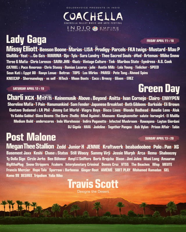 COACHELLA 2025: Who’s playing?
