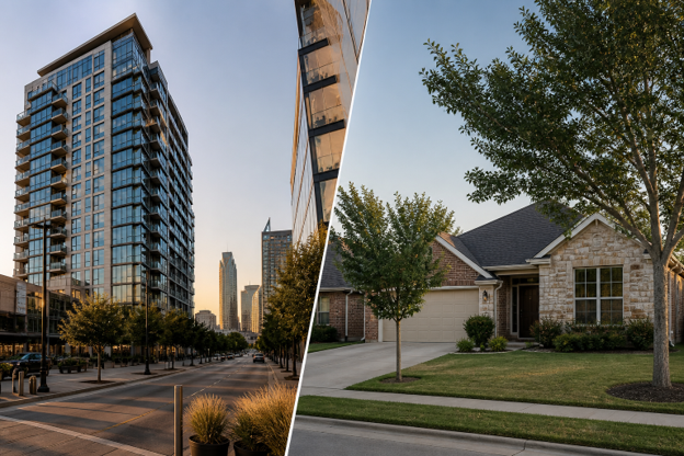 Uptown vs. Suburbs: Comparing Condo Living and Single-Family in Dallas