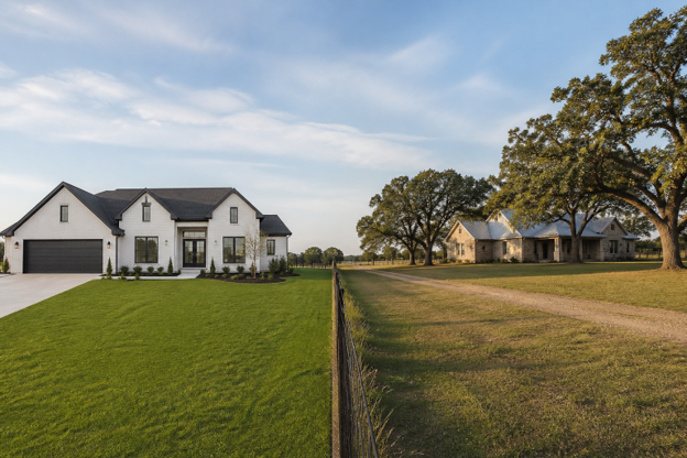 New Construction vs. Established Acreage Homes in Aledo