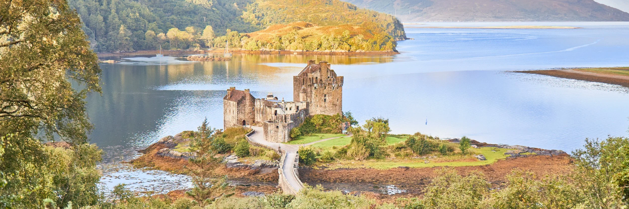 "13th Century Eilean Donan Castle" Panorama