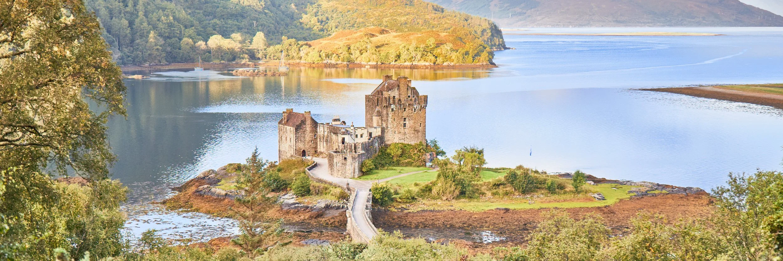 "13th Century Eilean Donan Castle" Panorama