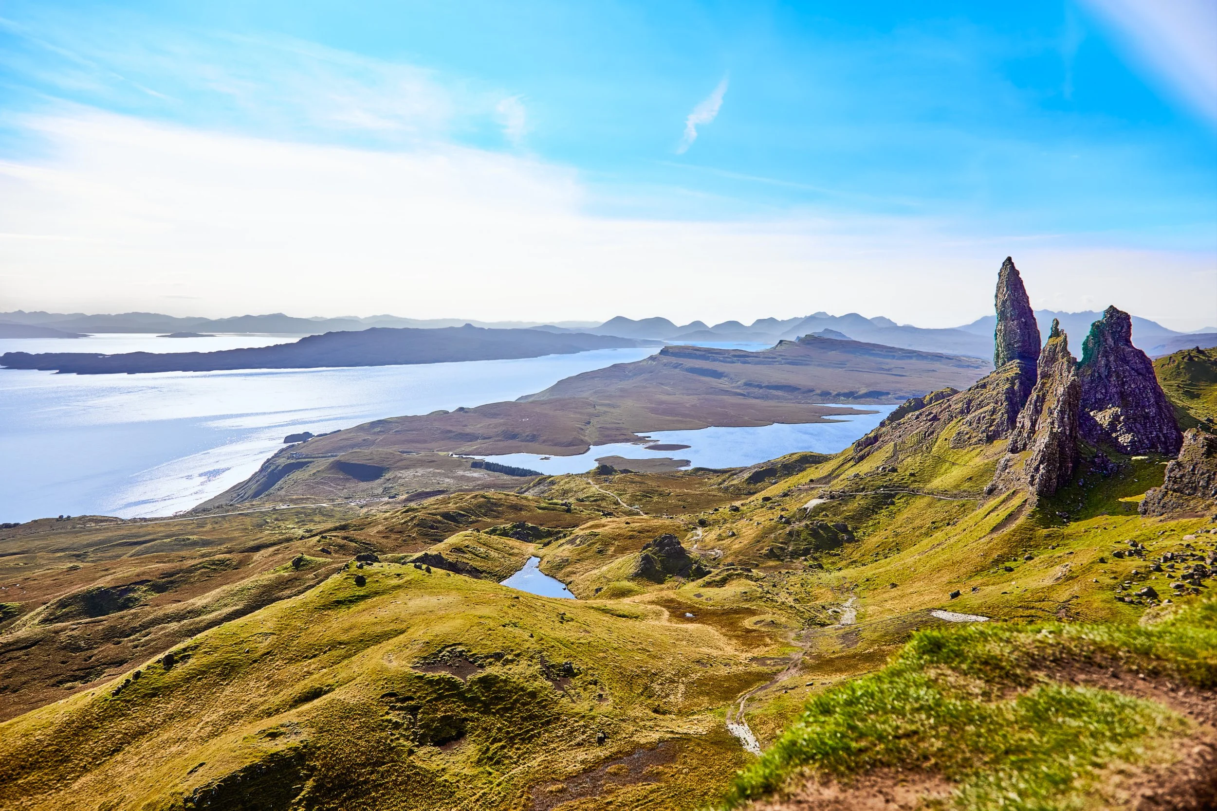 Scotland-Skye-Old Man Over Loch Portree.jpg