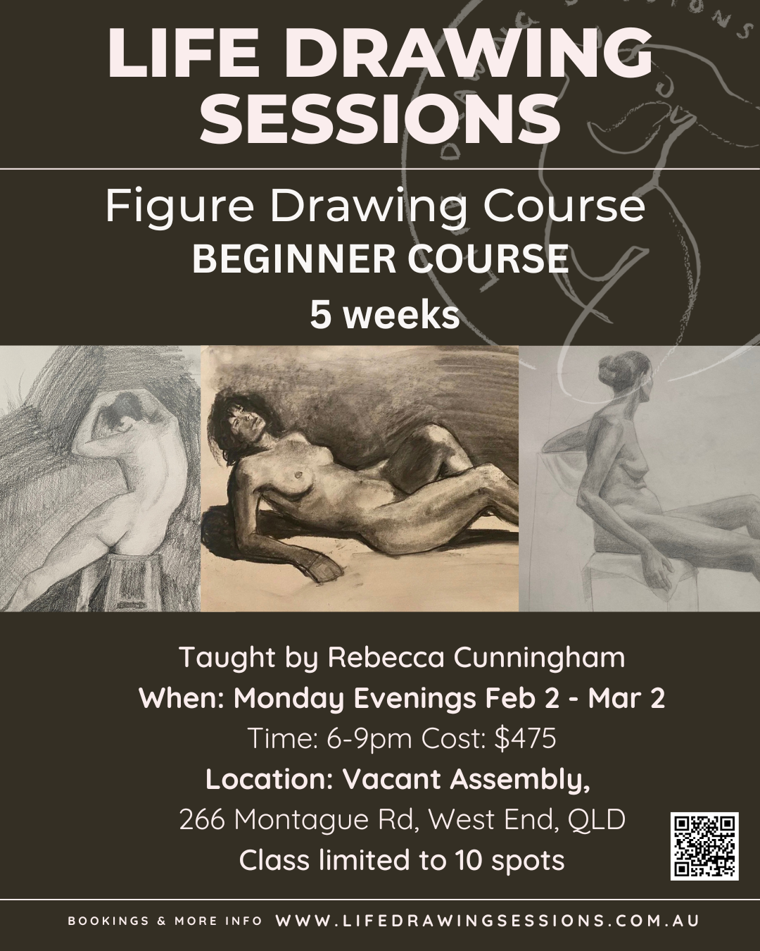 5 WEEK - FIGURE &amp; GESTURE BEGINNERS COURSE