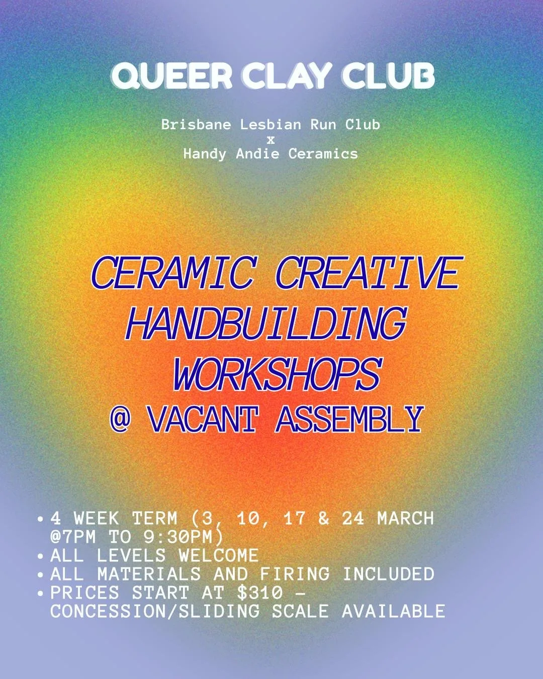 Ceramic Handbuilding Workshop 
