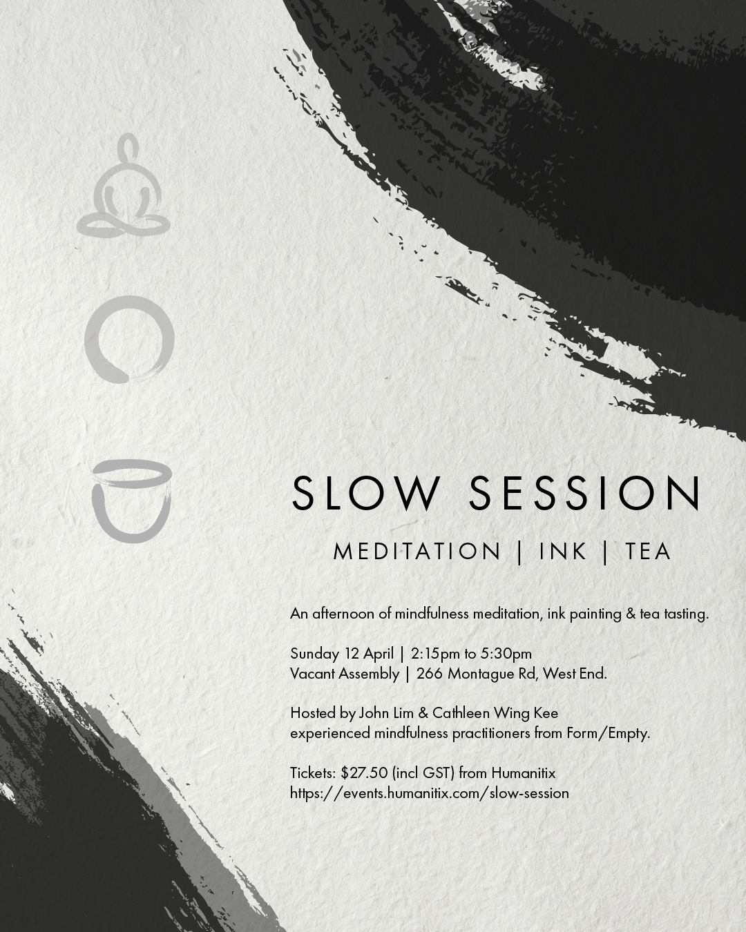 Slow Session: Meditation, Ink, Tea