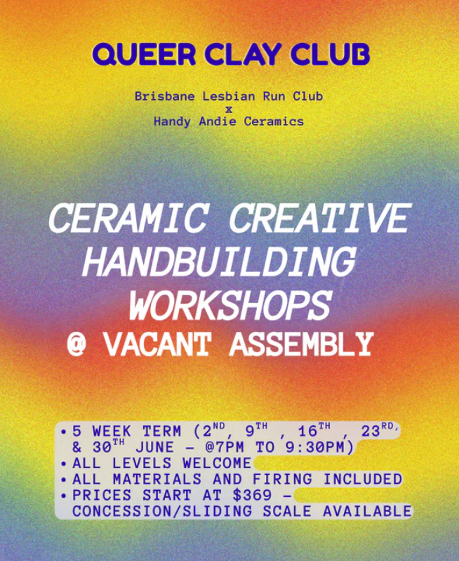 Ceramic Handbuilding Workshop June