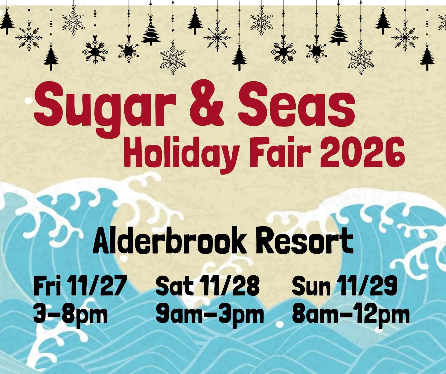 Sugar &amp; Seas Holiday Fair @ Alderbrook Resort