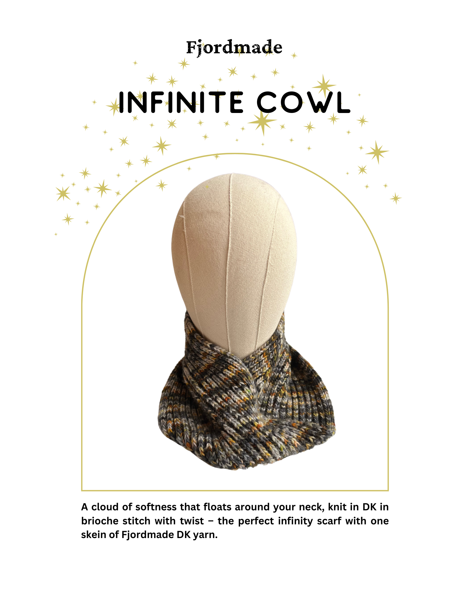 Infinite Cowl Knitting Pattern