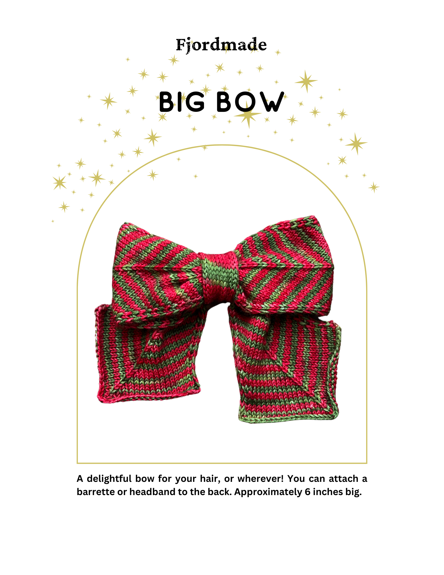 Big Bow Knitting Pattern