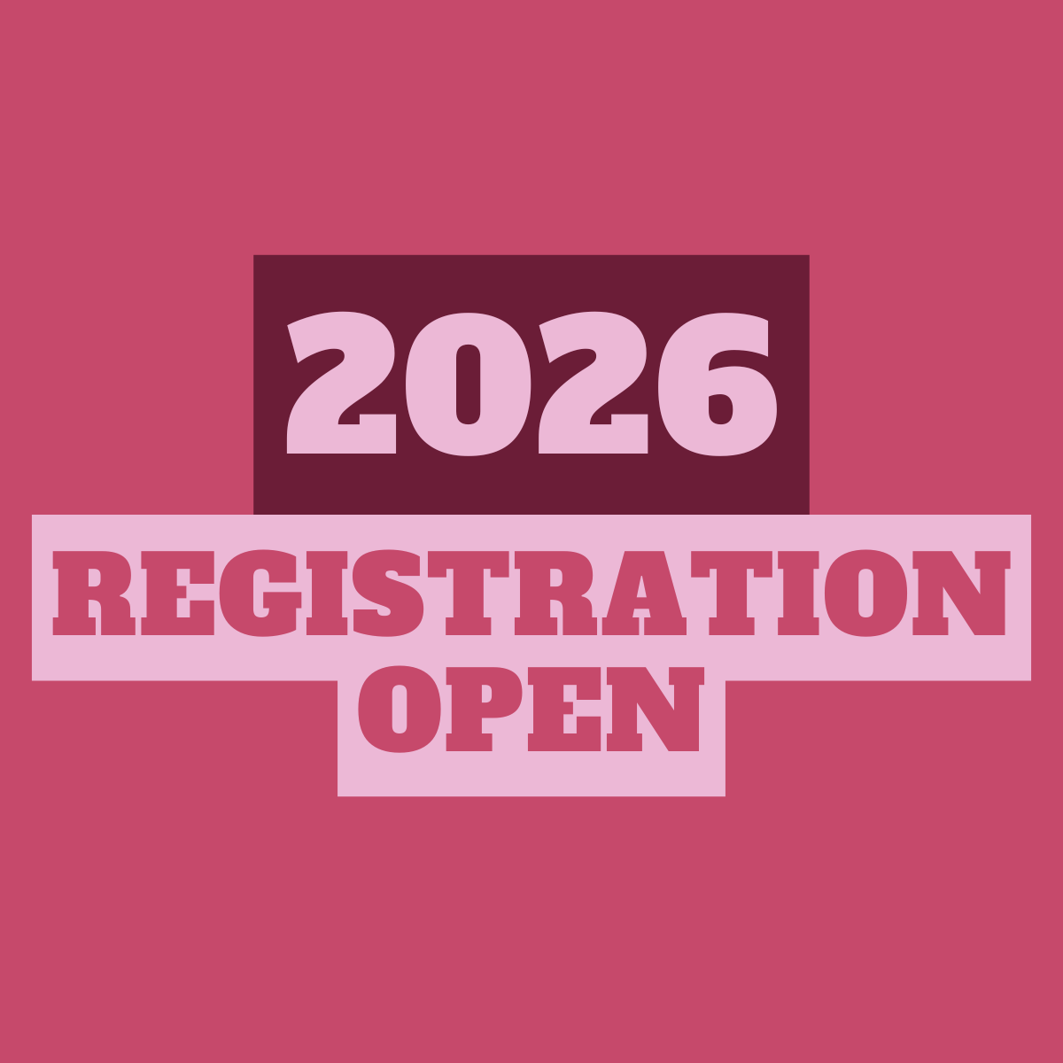 2026 Registrations Open