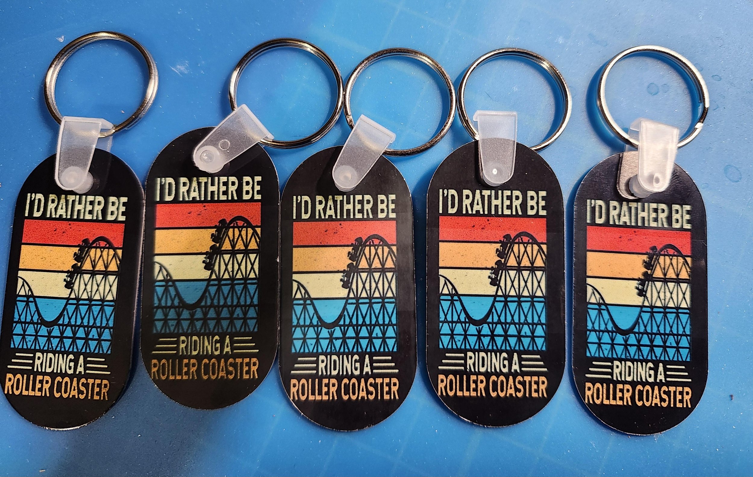 Key ring - Roller Coaster Love