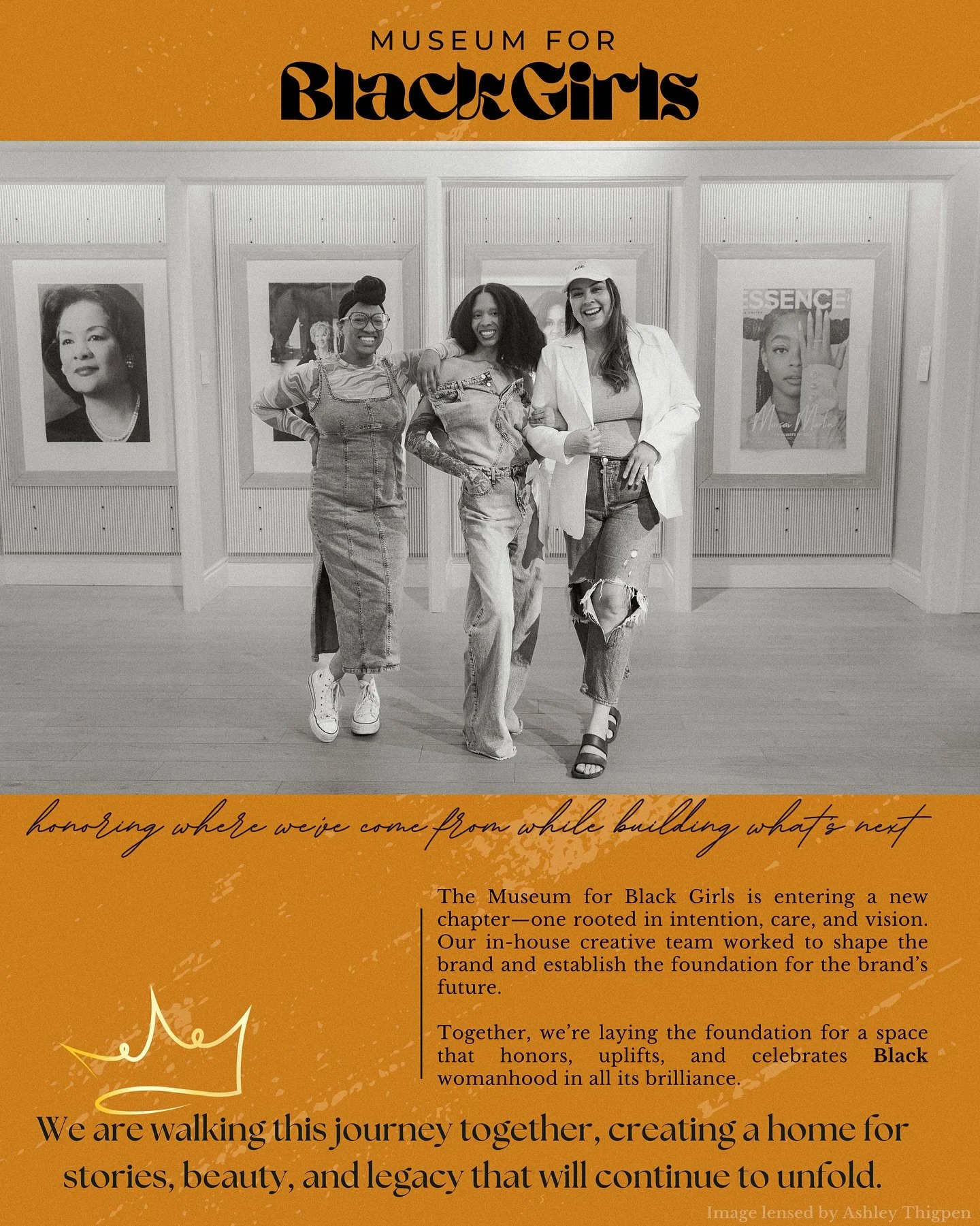 The Museum for Black Girls has officially entered a new season🎨🖤 one of growth, expansion, and celebration. With the foundation laid, we&rsquo;ve reimagined what it means to curate a space that fully honors Black womanhood in all of its power, beau