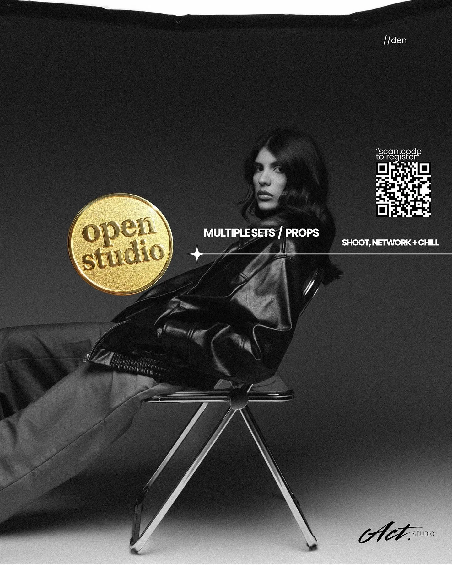 Denver creatives, come make yourself at home at Act. Studio 

Open Studio, a curated space to create, experiment, connect, and collaborate with your local creative community. 

Bring your vision, claim your time slot, and RSVP today to create somethi