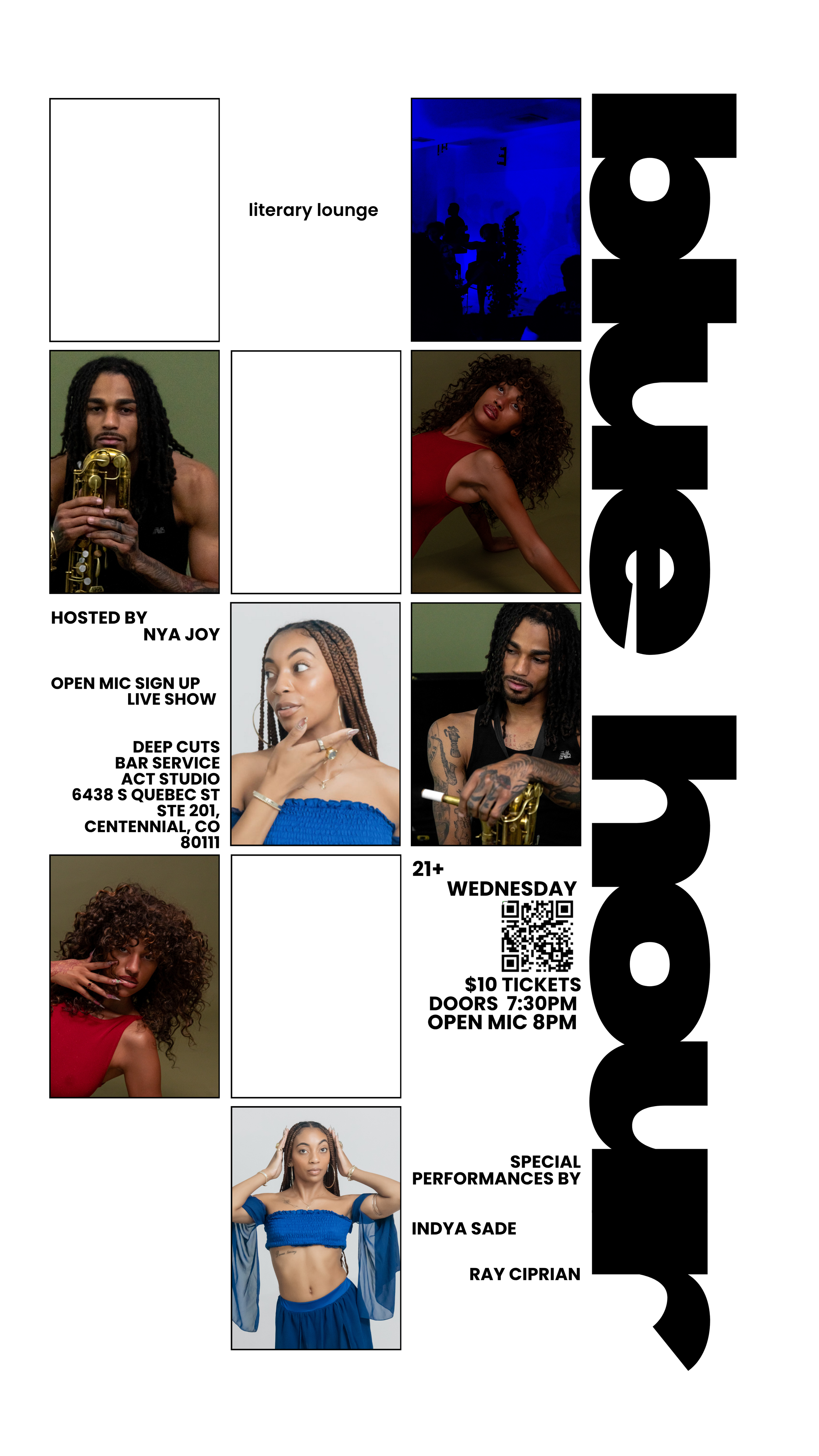 Blue Hour Open Mic Night + Spoken Word
