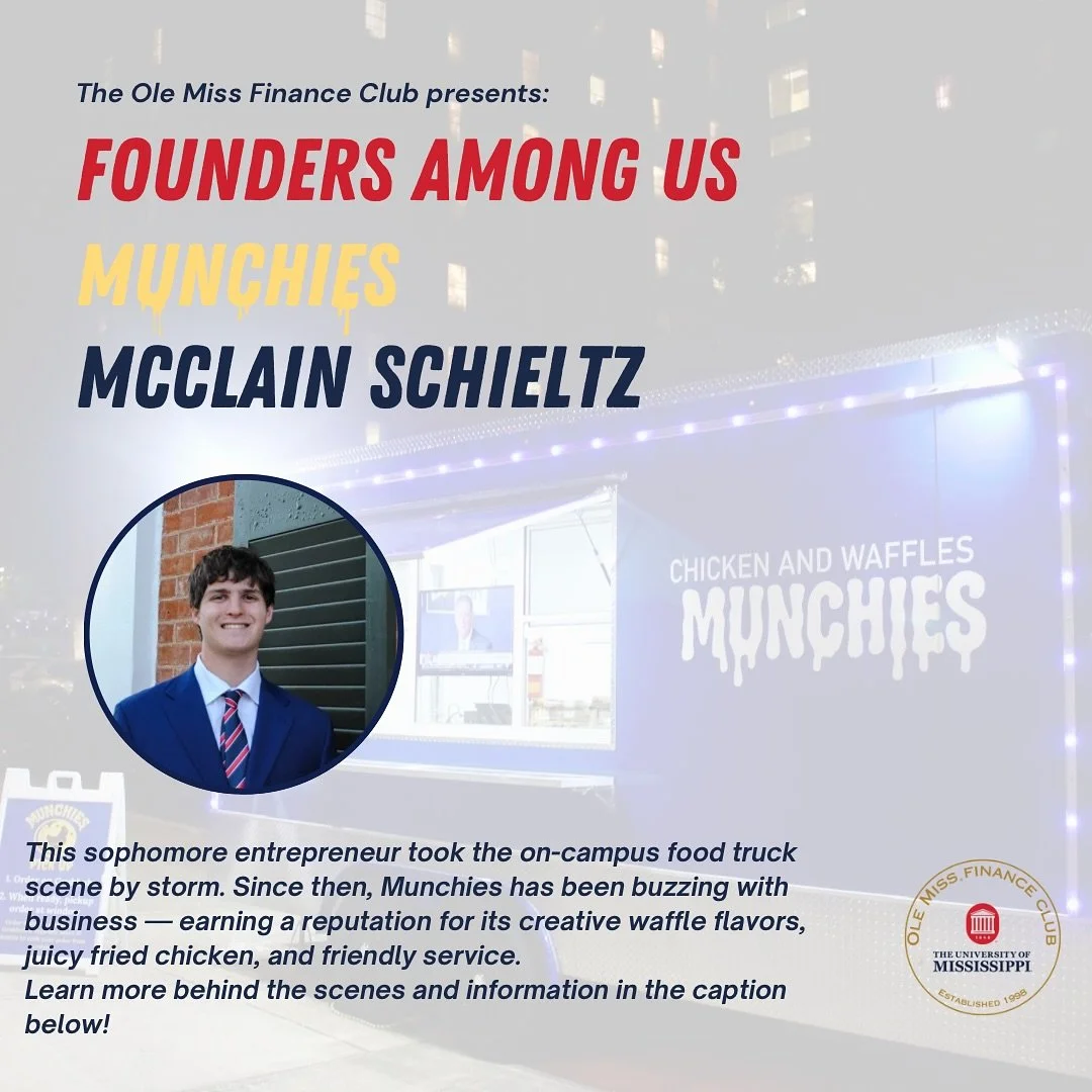 🚀 Founder Spotlight: McClain Shieltz (@Munchies)

We&rsquo;re kicking off our new series, &ldquo;Founders Among Us,&rdquo; highlighting student entrepreneurs doing big things! 🍗🧇

After too many late nights with no food options on campus, McClain 