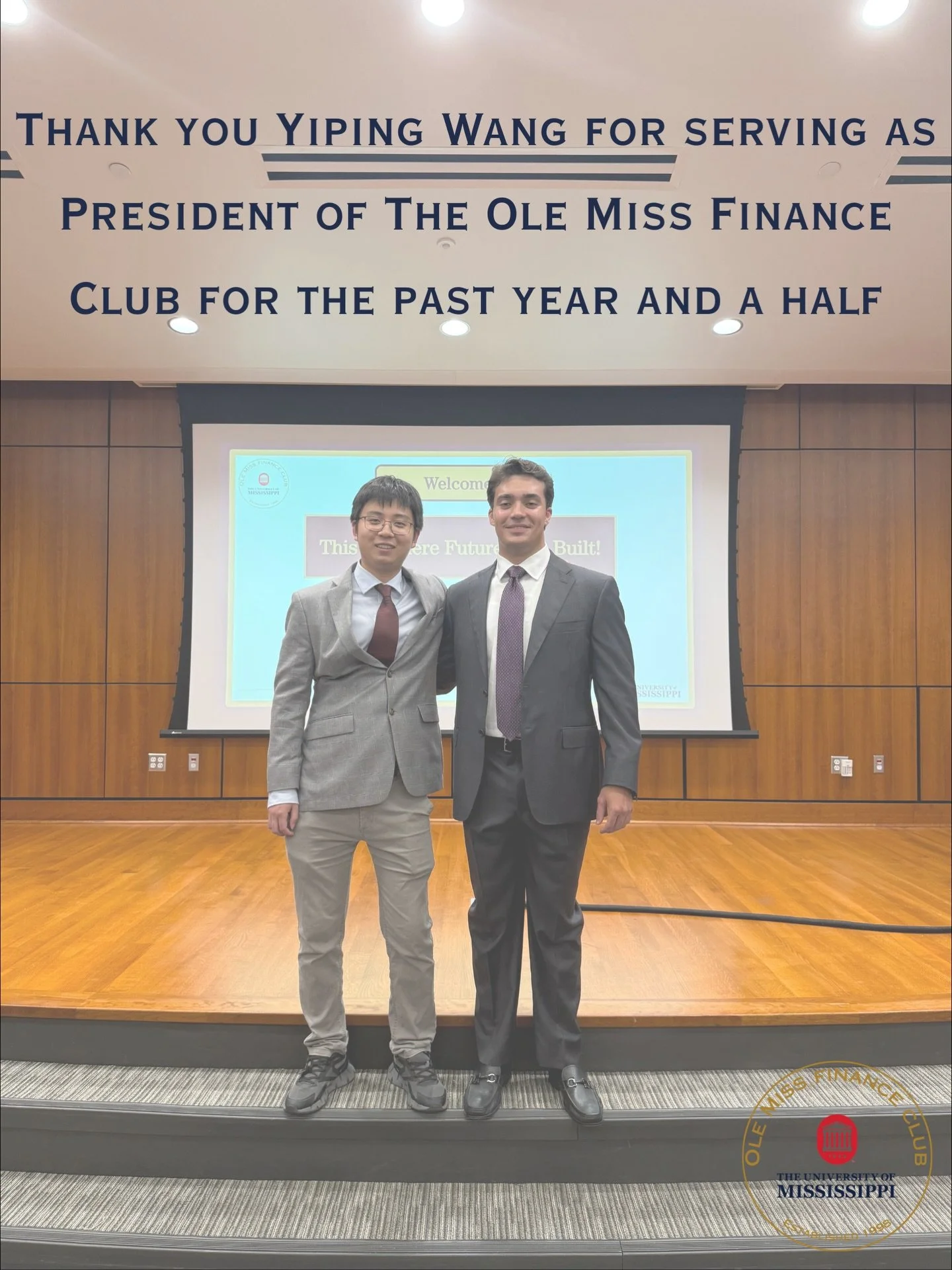 It is with a heavy heart that we announce Yiping Wang has stepped down as President of our club. Over the past year and a half, Yiping&rsquo;s dedication, passion, and hard work have driven our remarkable growth&mdash;from 27 members to 400+&mdash;an