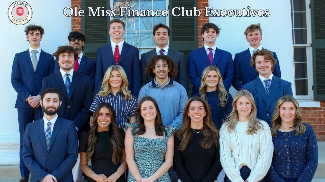 Meet the amazing team behind The Ole Miss Finance Club. Get to know the executive team that keeps things running smoothly and the different roles that make it all possible. We are extremely grateful for this group of intelligent individuals who work 