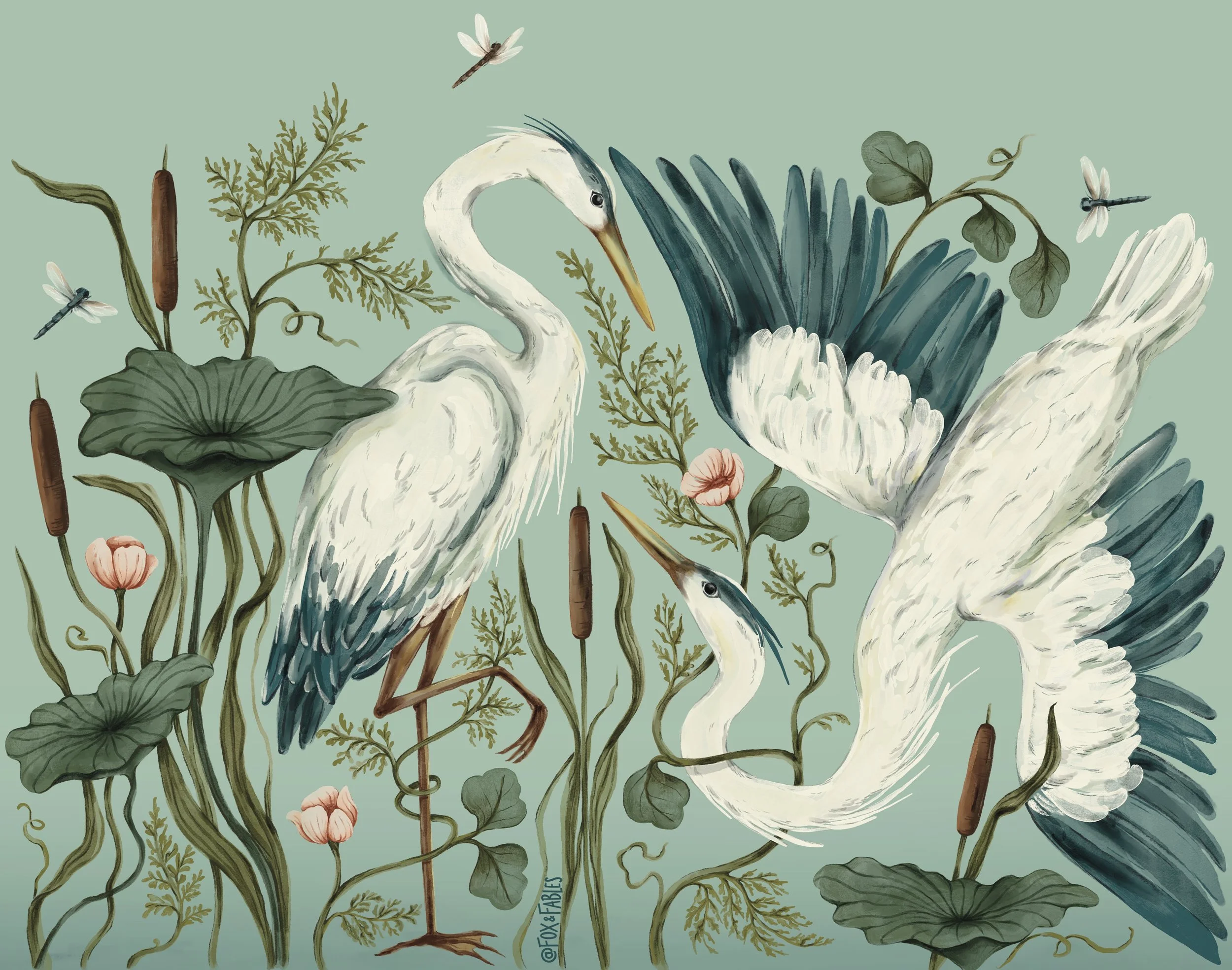 “Wetland Waltz” by Emma Adams