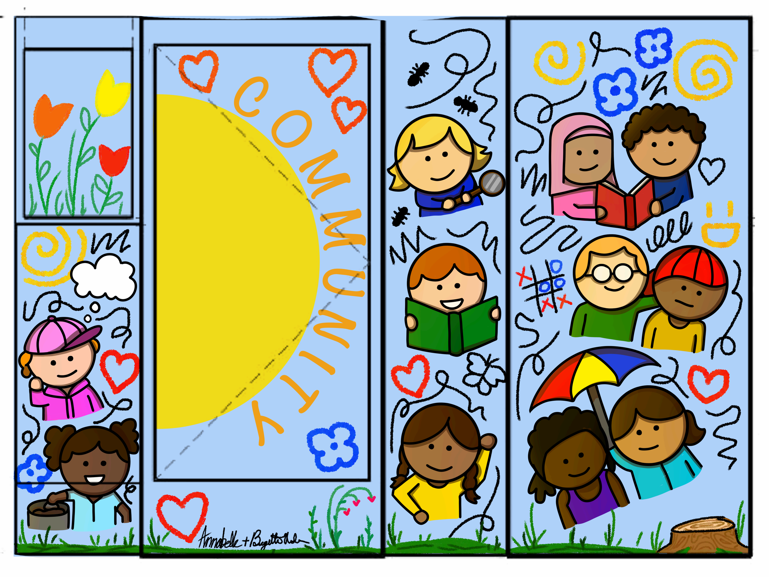 “Community” by Annabelle and Brigitta Anderson