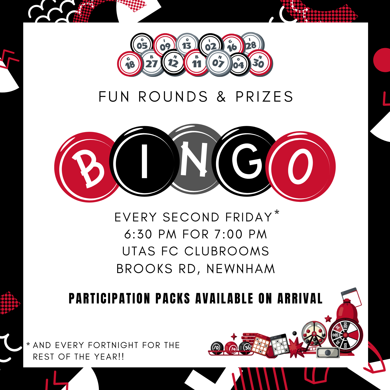 Fortnightly Bingo