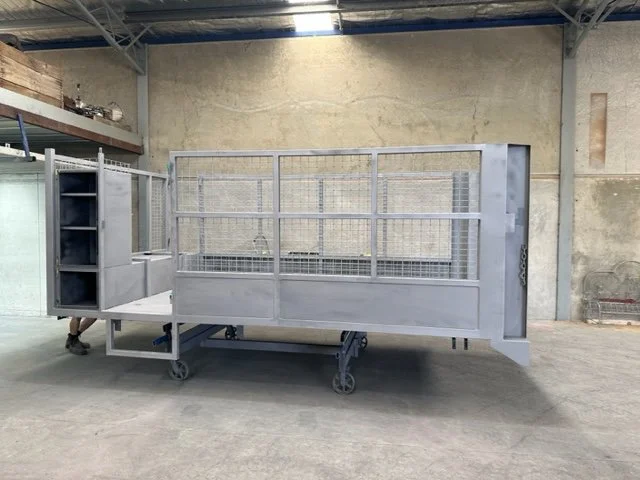 Sandblasted & ready to coat