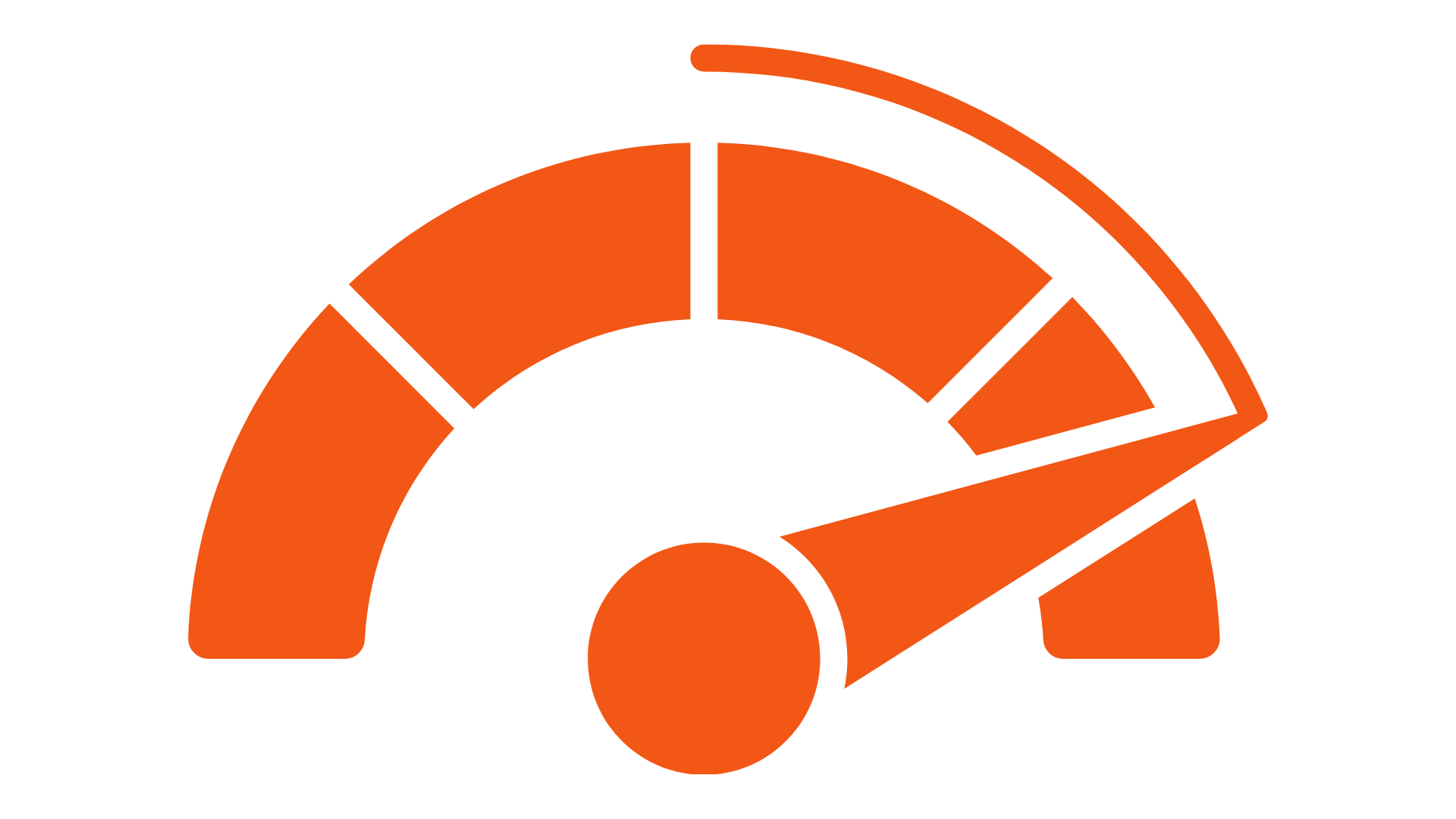 A digital, futuristic magnifying glass icon representing search, floating in a blue digital background with data points and connected lines.