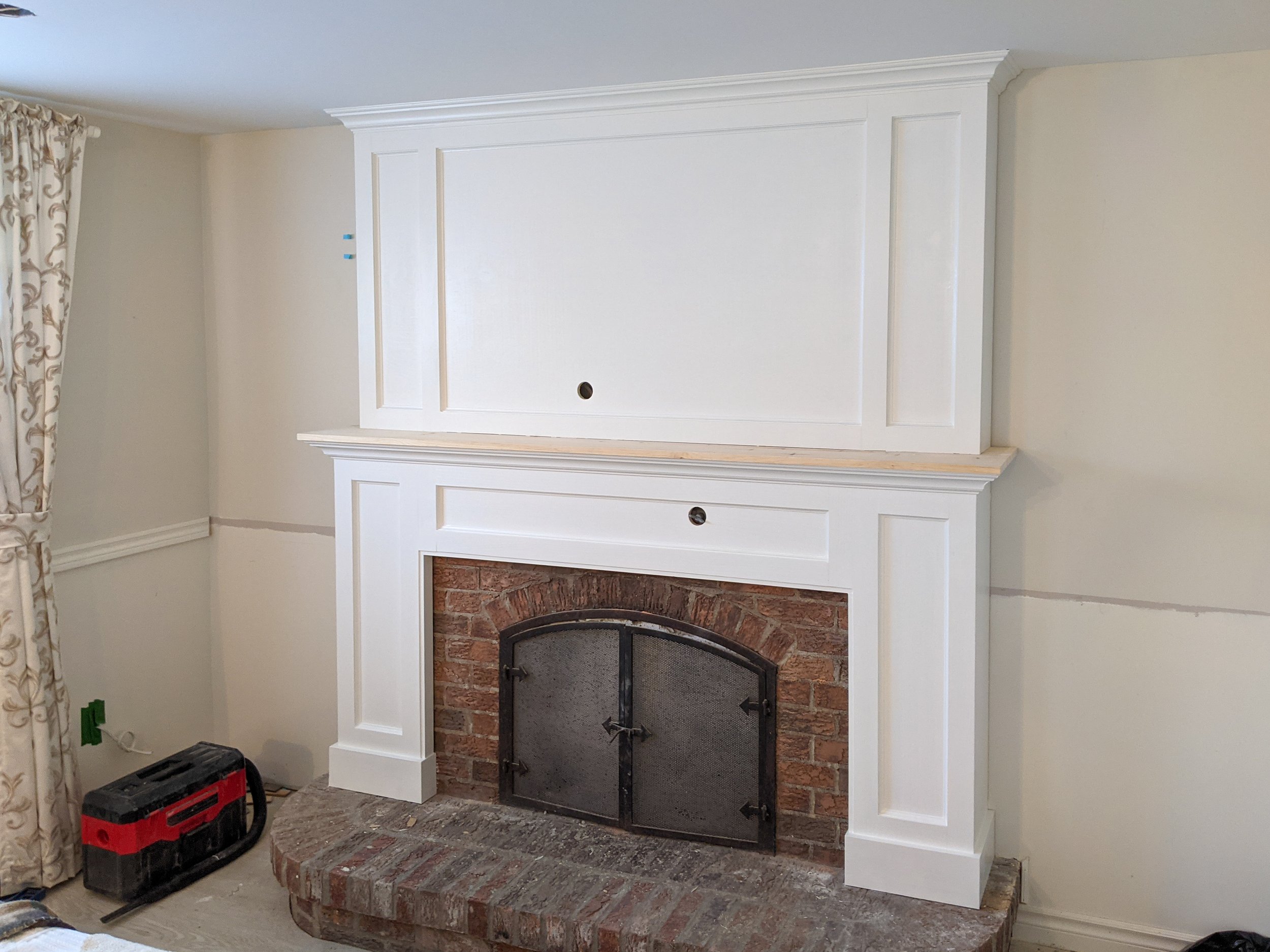 Storage drawers under the stairs