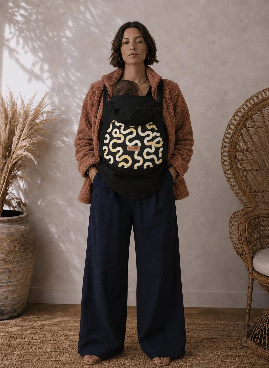 Convertible Marsupial Spring Cozy - Black Loop