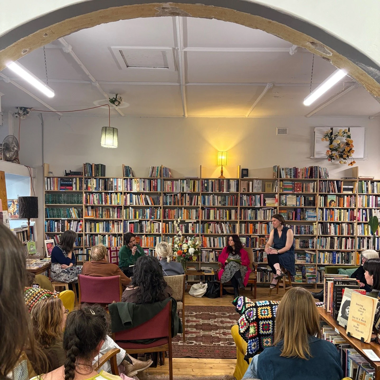 Goodwood Books bathed in late-evening sunshine as we discussed Barbara Hanrahan's words and listened to some beautiful readings in response to her work. We'll also be talking about Barbara tomorrow morning at Shop 111 @adelaidearcade and next week at