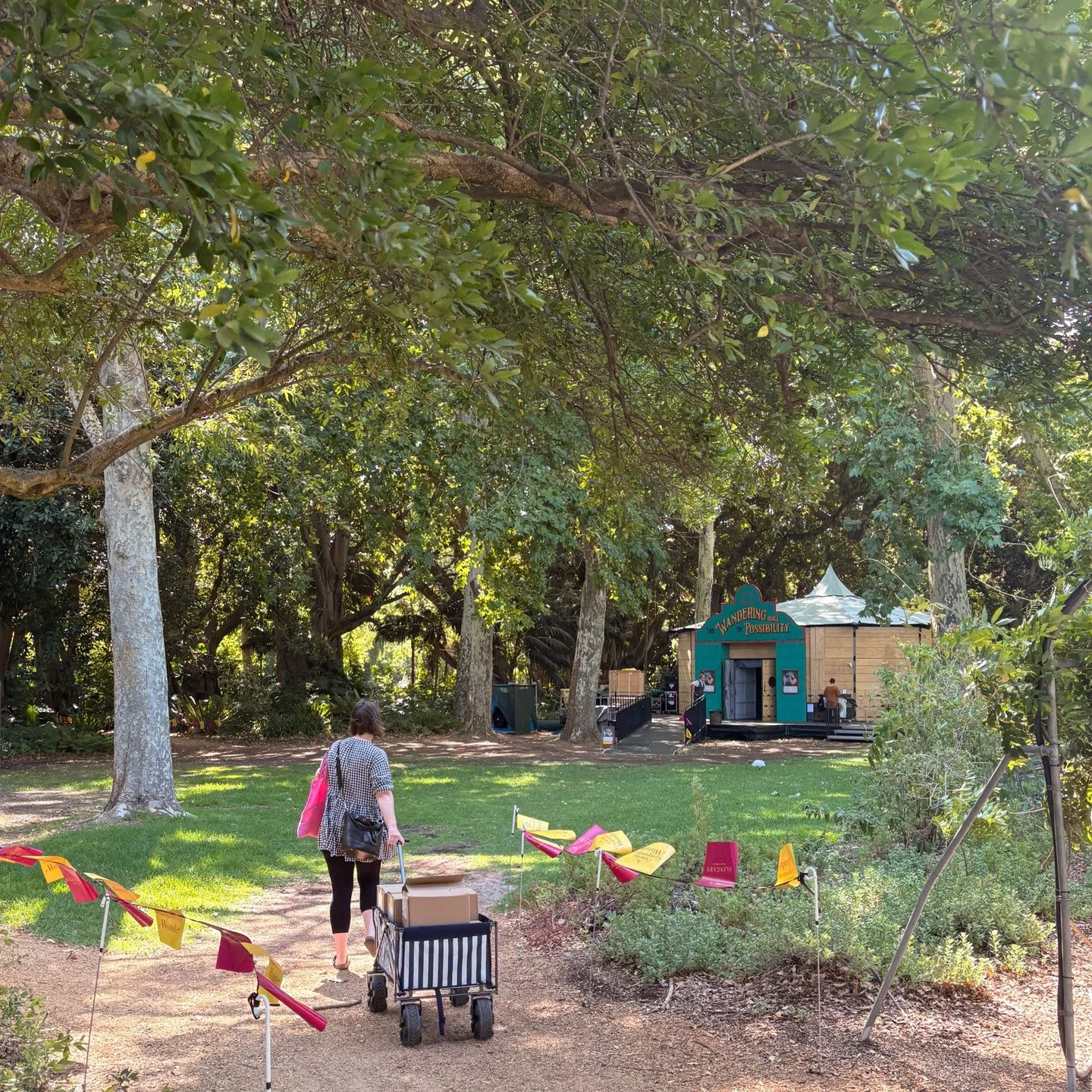 &lsquo;Storytelling leads us back to ourselves.&rsquo; &ndash; Andy Packer at the launch of Slingsby's magical Concise Compendium of Wonder, playing now as part of Adelaide Festival at the Wandering Hall of Possibility. We were lucky to be there yest