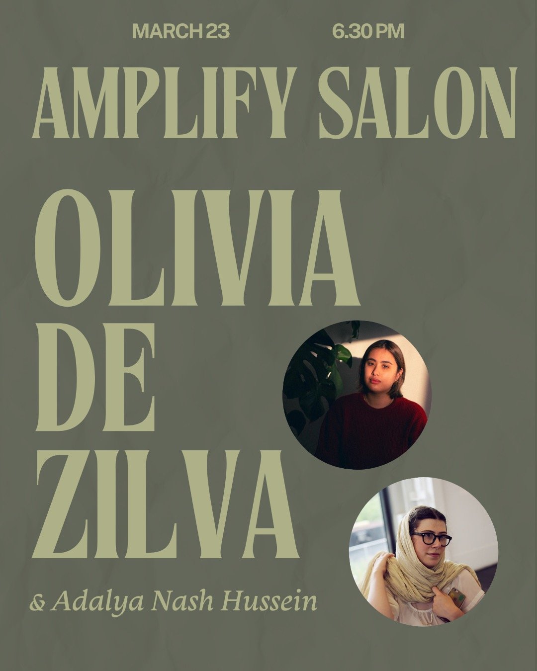 Olivia De Zilva will be in Melbourne/Naarm in a couple of weeks, talking about Plastic Budgie with the incredible Adalya Nash Hussein of Loom Literary Journal at Amplify Bookstore. All our favourite things! Olivia and the @opinionatedclub team are al
