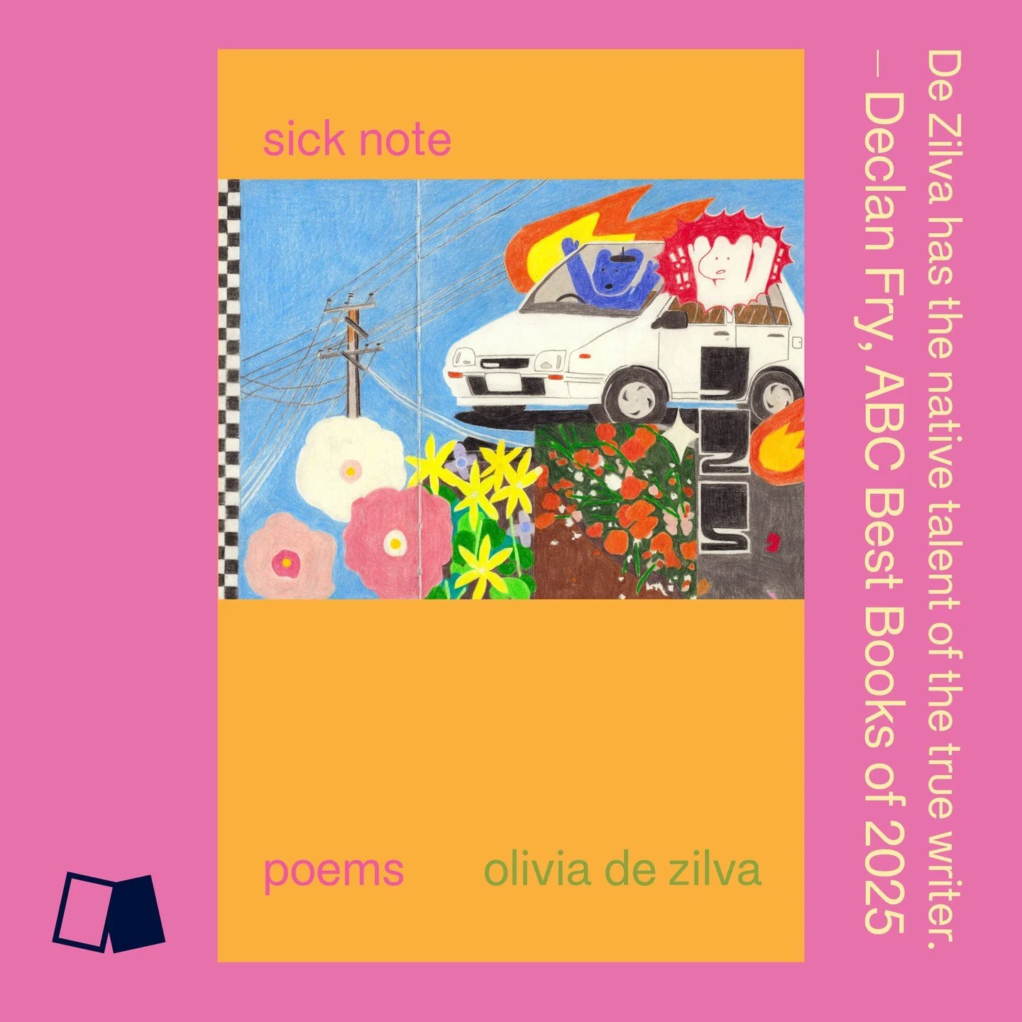 The first poem we heard Olivia De Zilva read was a love letter to Captain Li Shang from Mulan. Olivia's first poetry collection, publishing September 2026, is written from the intersection of chronic illness and capitalism. But Captain Li Shang is th