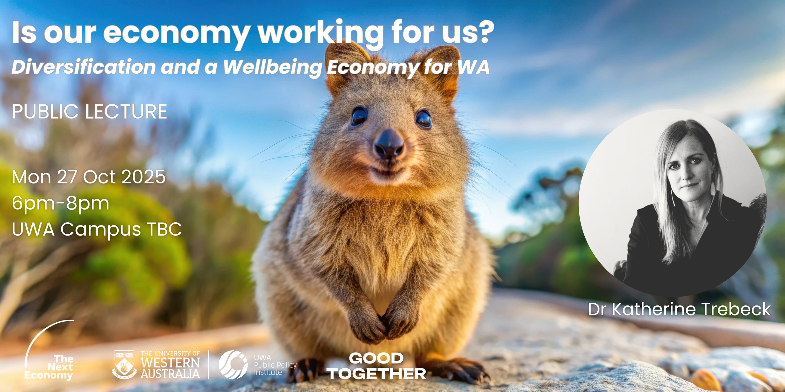 Is our economy working for us? Diversification and a Wellbeing Economy for WA ft. Katherine Trebeck