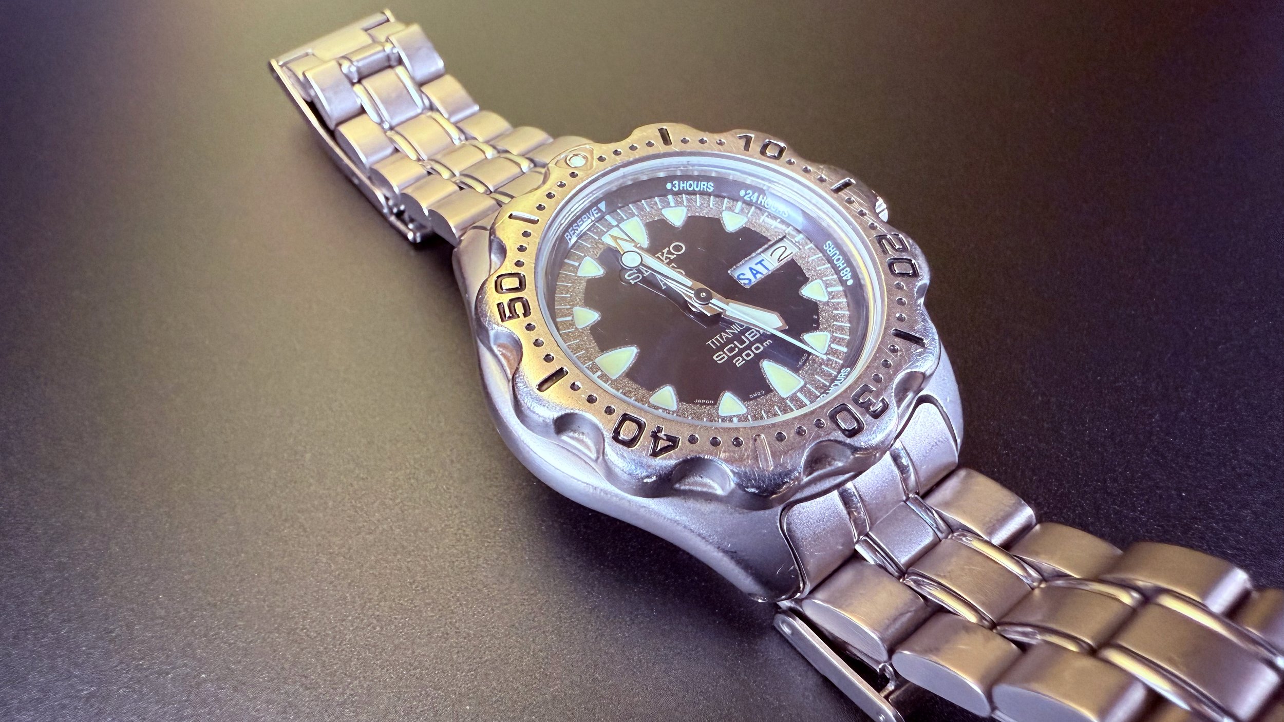 Seiko Ags Titanium Scuba 200m Price Seiko Scuba 5M23-6B40 SBBW019 —