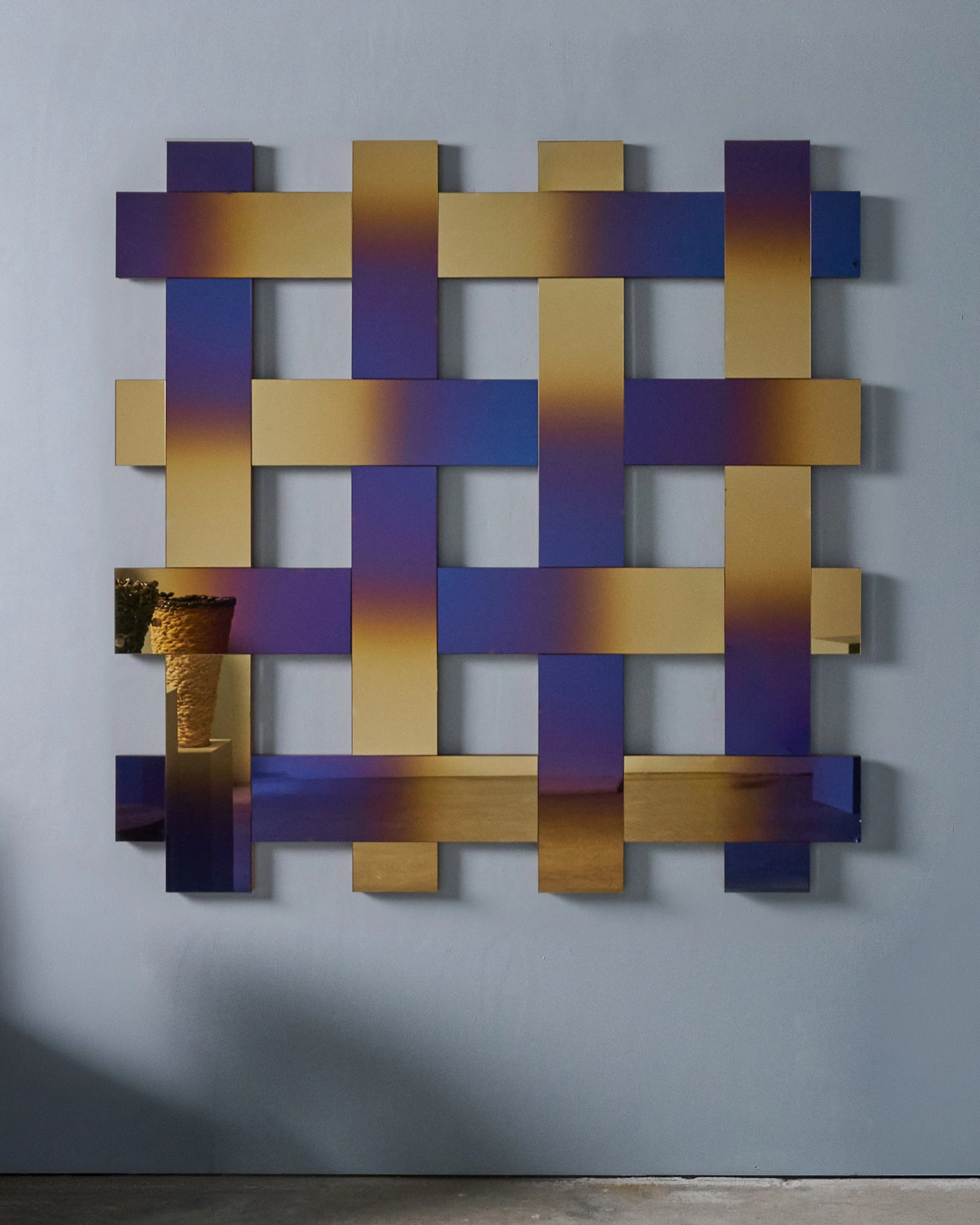 Bower x Spectrum: Lattice Mirror 4 in Ametrine